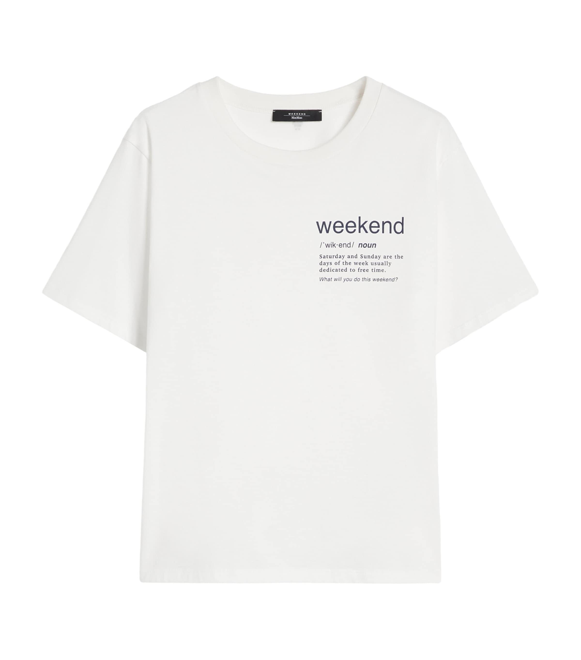 Weekend Max Mara Cotton Logo T-Shirt by MAX MARA
