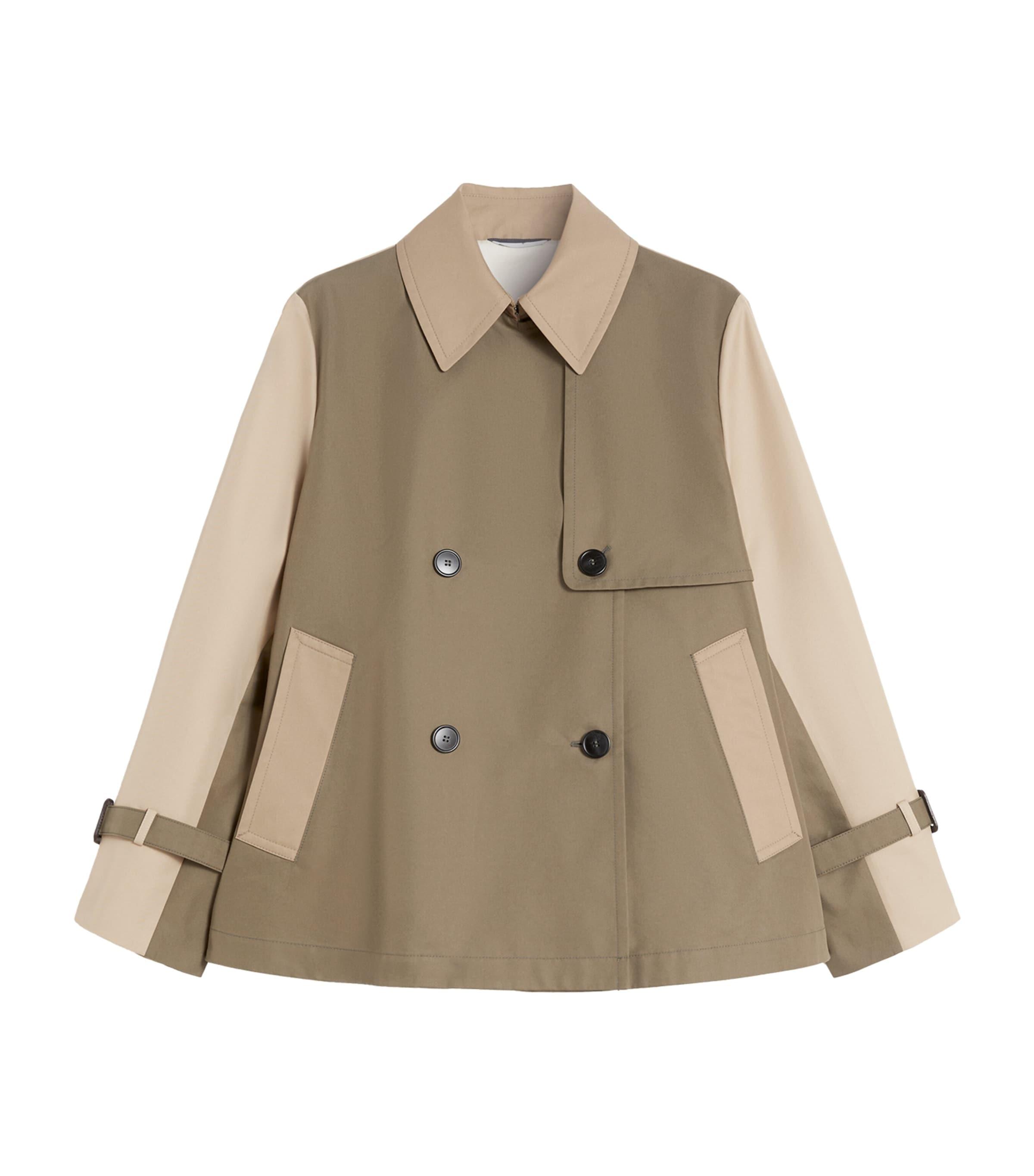 Weekend Max Mara Gabardine Cropped Trench Coat by MAX MARA