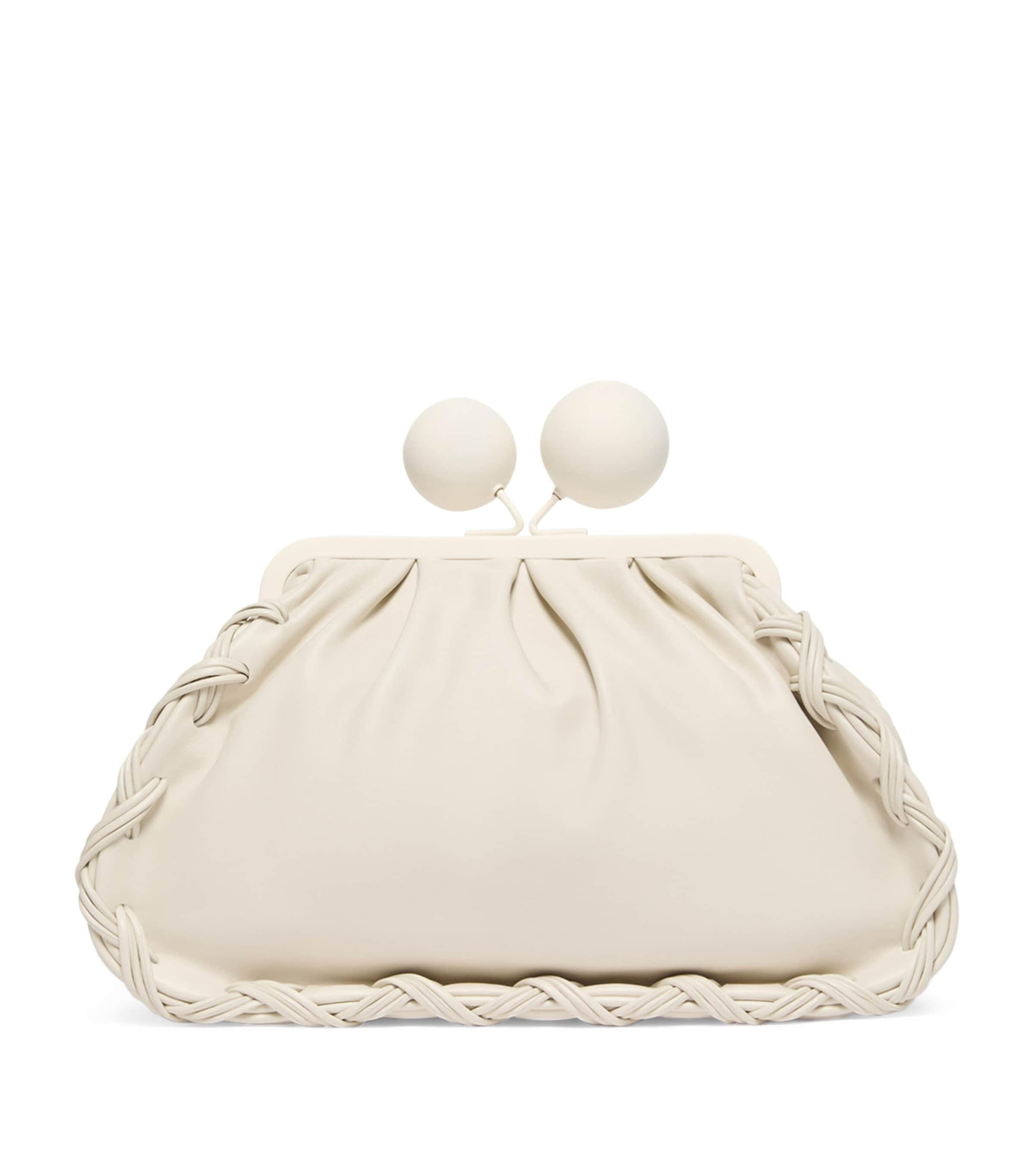 Weekend Max Mara Lambskin Pasticcino Clutch Bag by MAX MARA