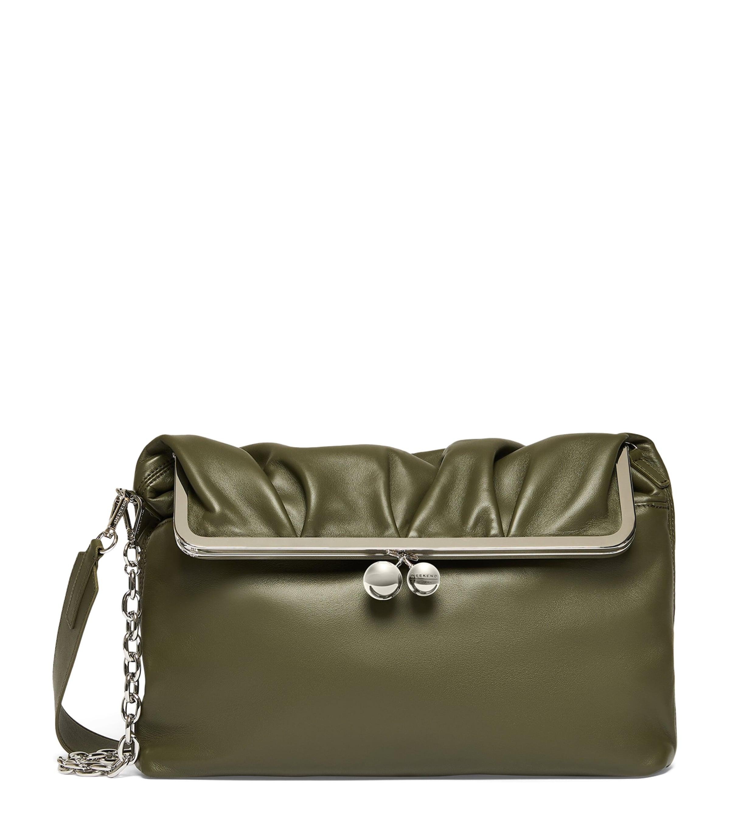 Weekend Max Mara Large Leather Pasticcino Shoulder Bag by MAX MARA