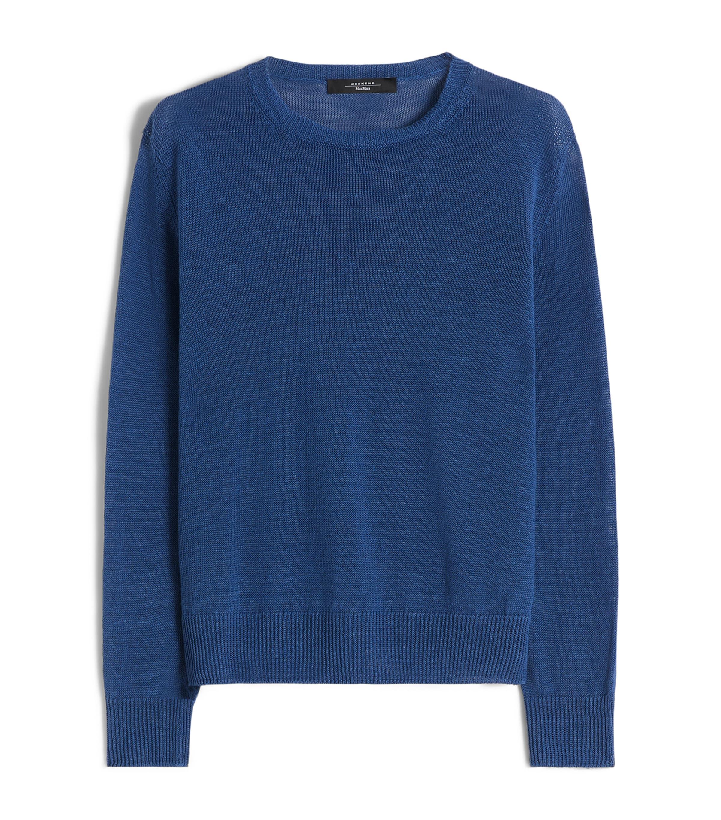 Weekend Max Mara Linen Crew-Neck Sweater by MAX MARA