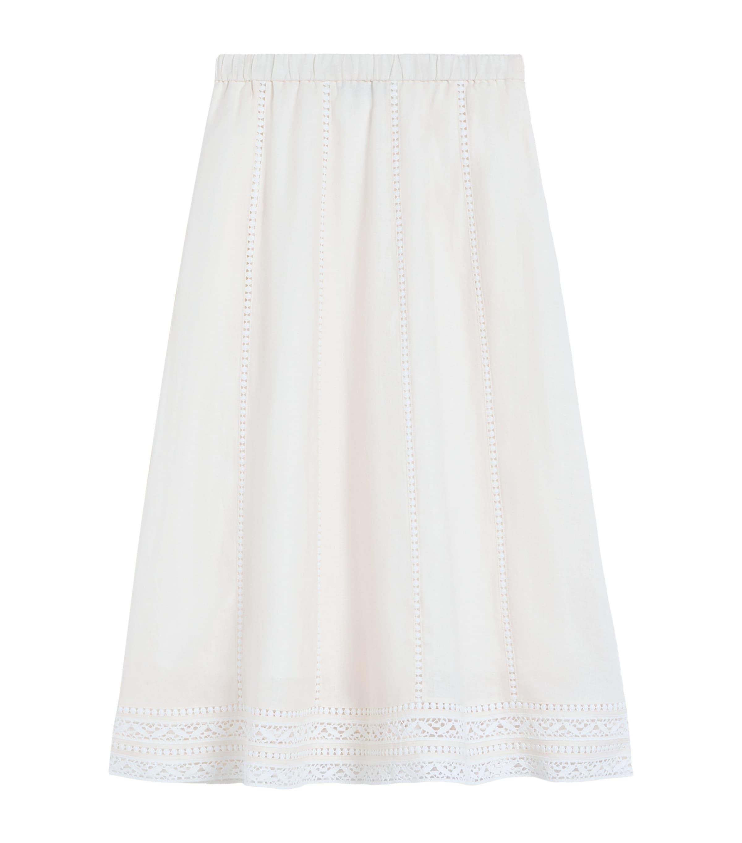 Weekend Max Mara Linen Midi Skirt by MAX MARA
