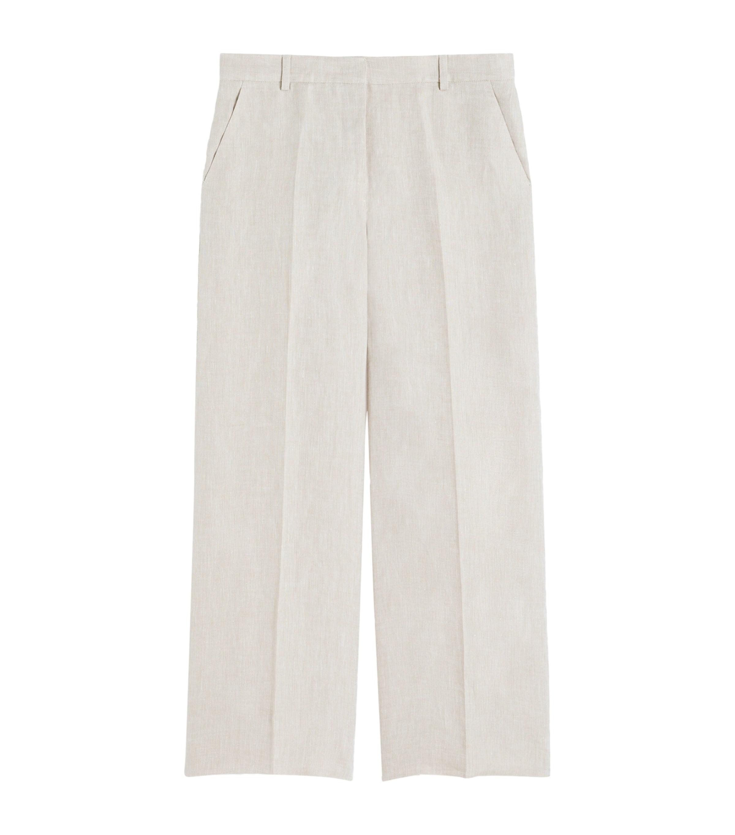 Weekend Max Mara Linen Wide-Leg Trousers by MAX MARA