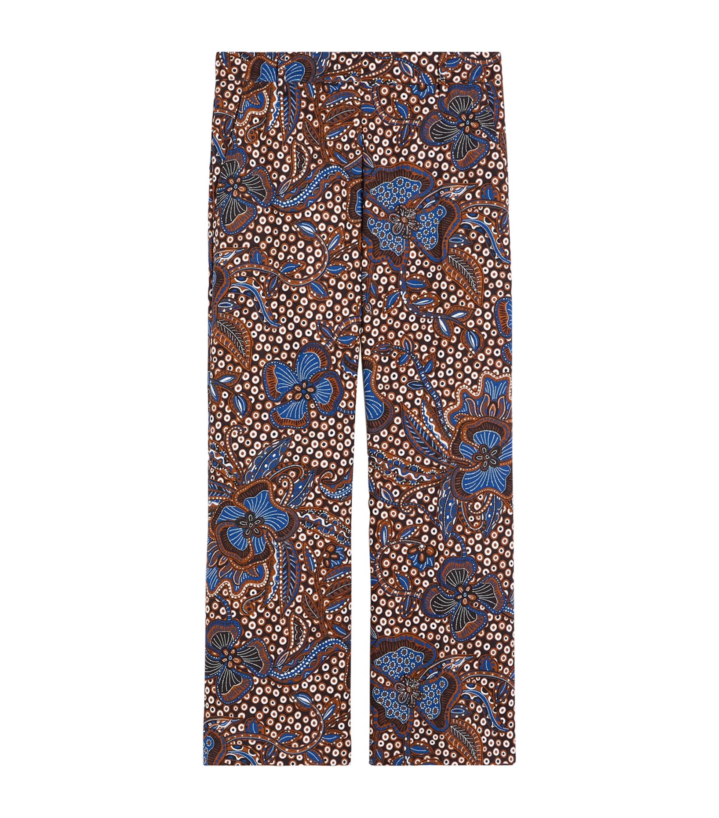 Weekend Max Mara Printed Straight Trousers by MAX MARA