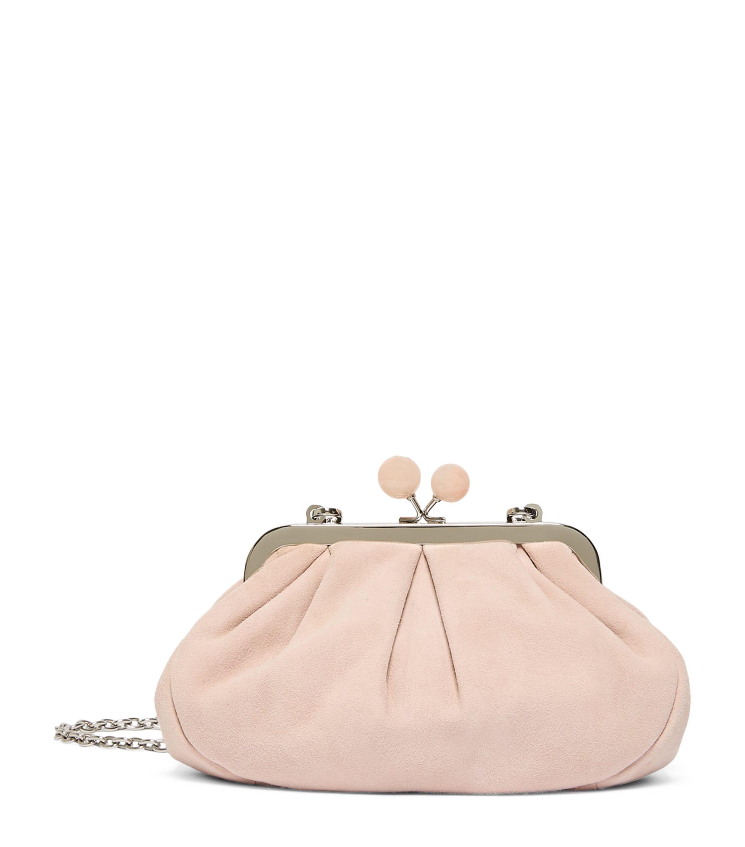 Weekend Max Mara Suede Pasticcino Clutch Bag by MAX MARA