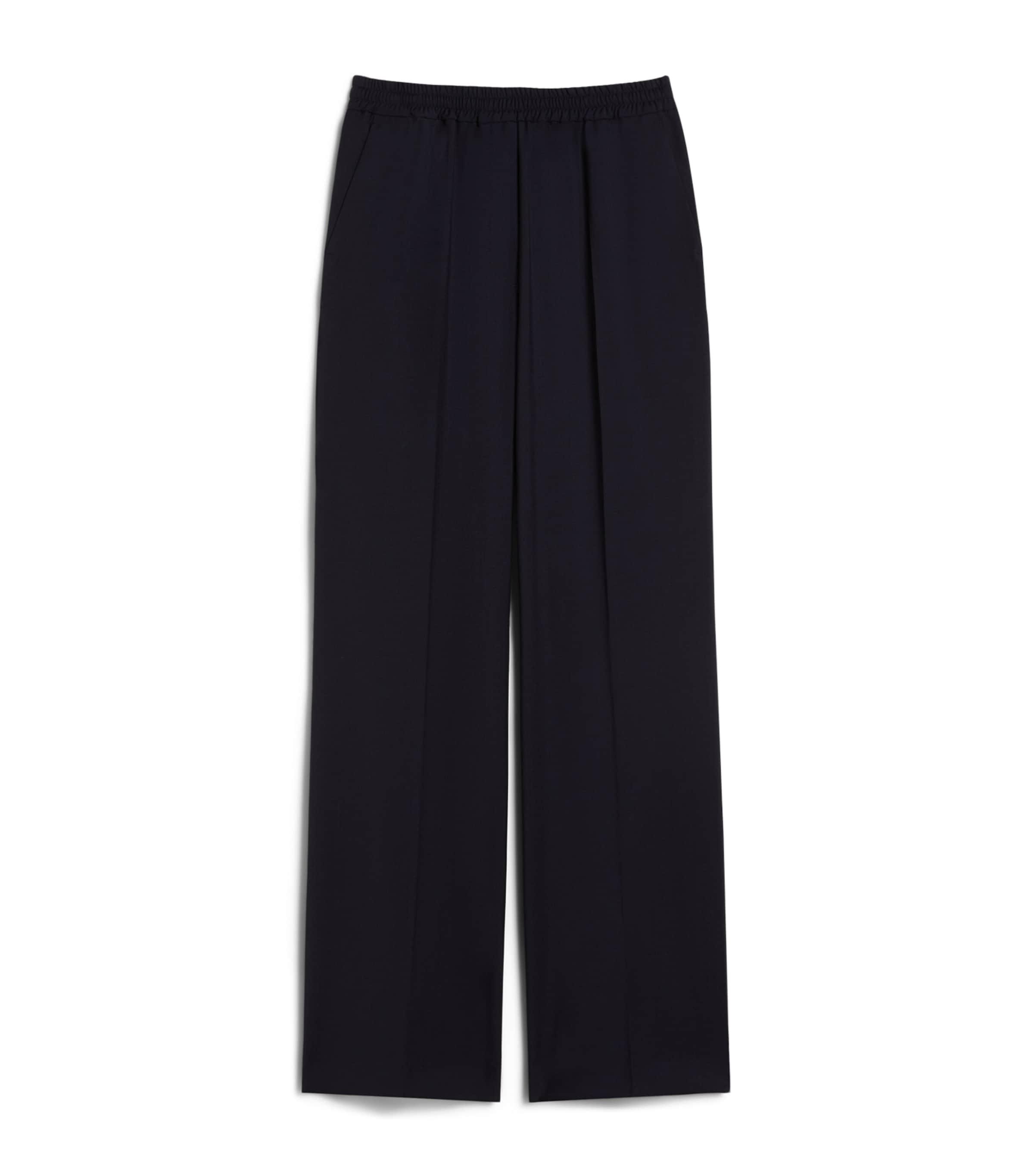 Weekend Max Mara Virgin Wool Straight-Leg Trousers by MAX MARA
