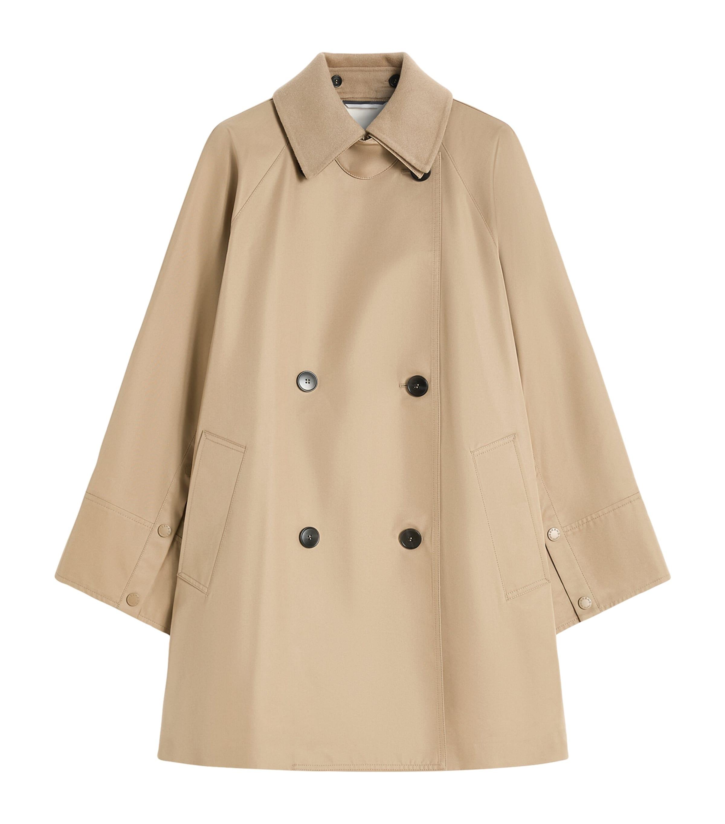 Weekend Max Mara Water-Repellent Gabardine Trench Coat by MAX MARA