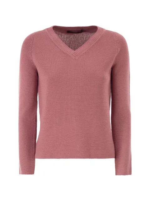 Wkdago V-neck cotton sweater by MAX MARA