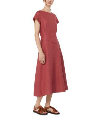 Wkdesordio Linen Canvas Midi Dress by MAX MARA