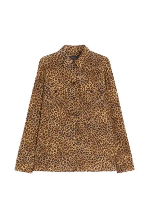 Wkdlemma leopard-print silk shirt by MAX MARA