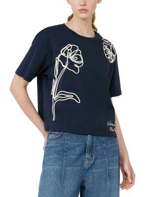 Wkdsala Embroidered Tee by MAX MARA