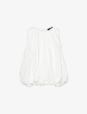 Wkiangel Draped-Balloon Muslin Cotton-Jersey Top by MAX MARA