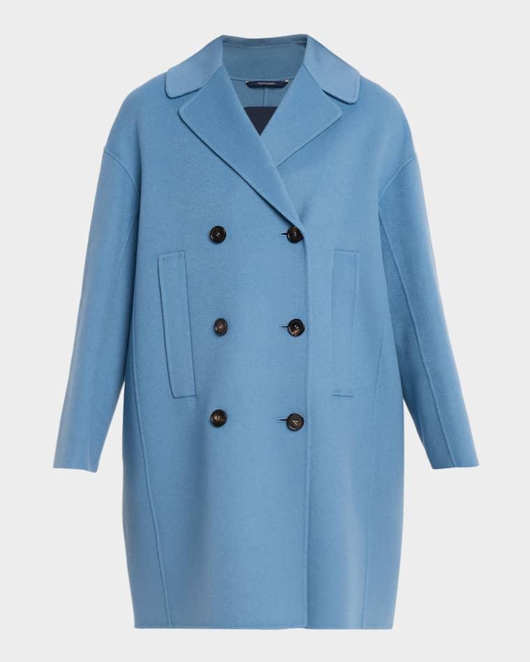 Wool Broadcloth Midi Coat by MAX MARA