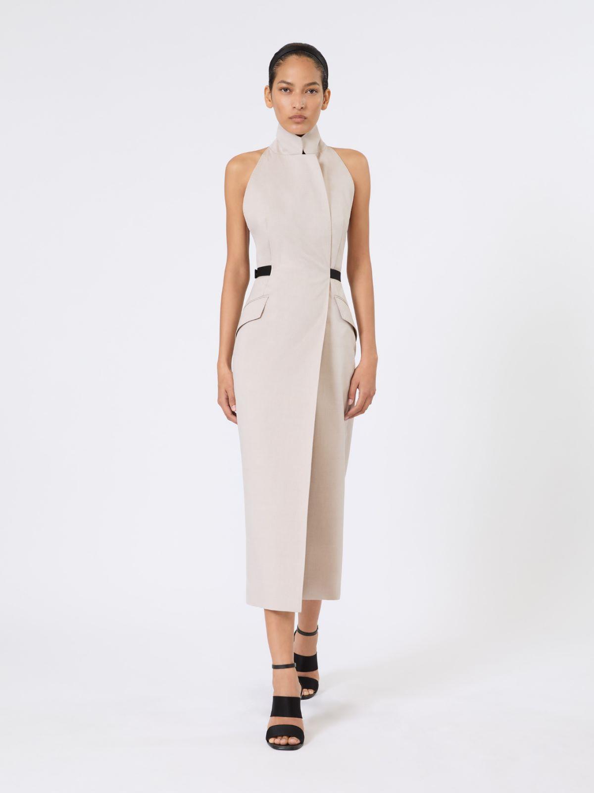 Wool and cotton canvas dress by MAX MARA