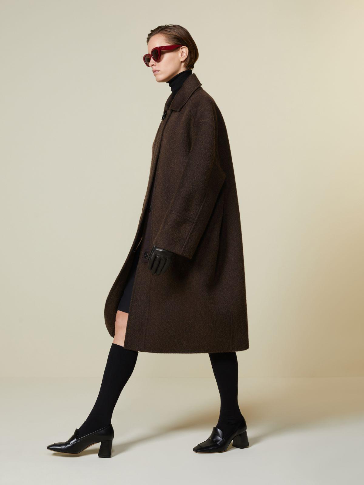 Wool and·mohair cocoon coat by MAX MARA