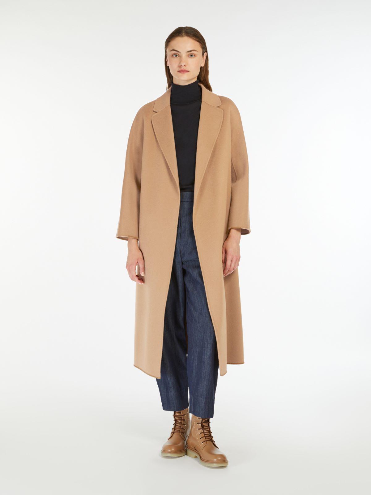Wool broadcloth midi coat by MAX MARA