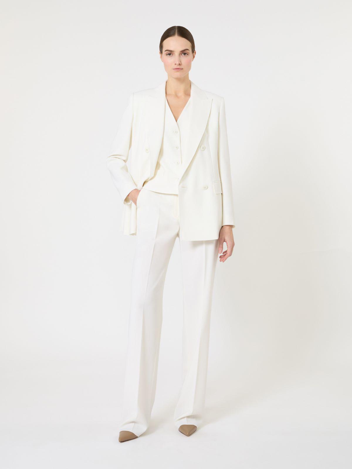 Wool crepe trousers by MAX MARA