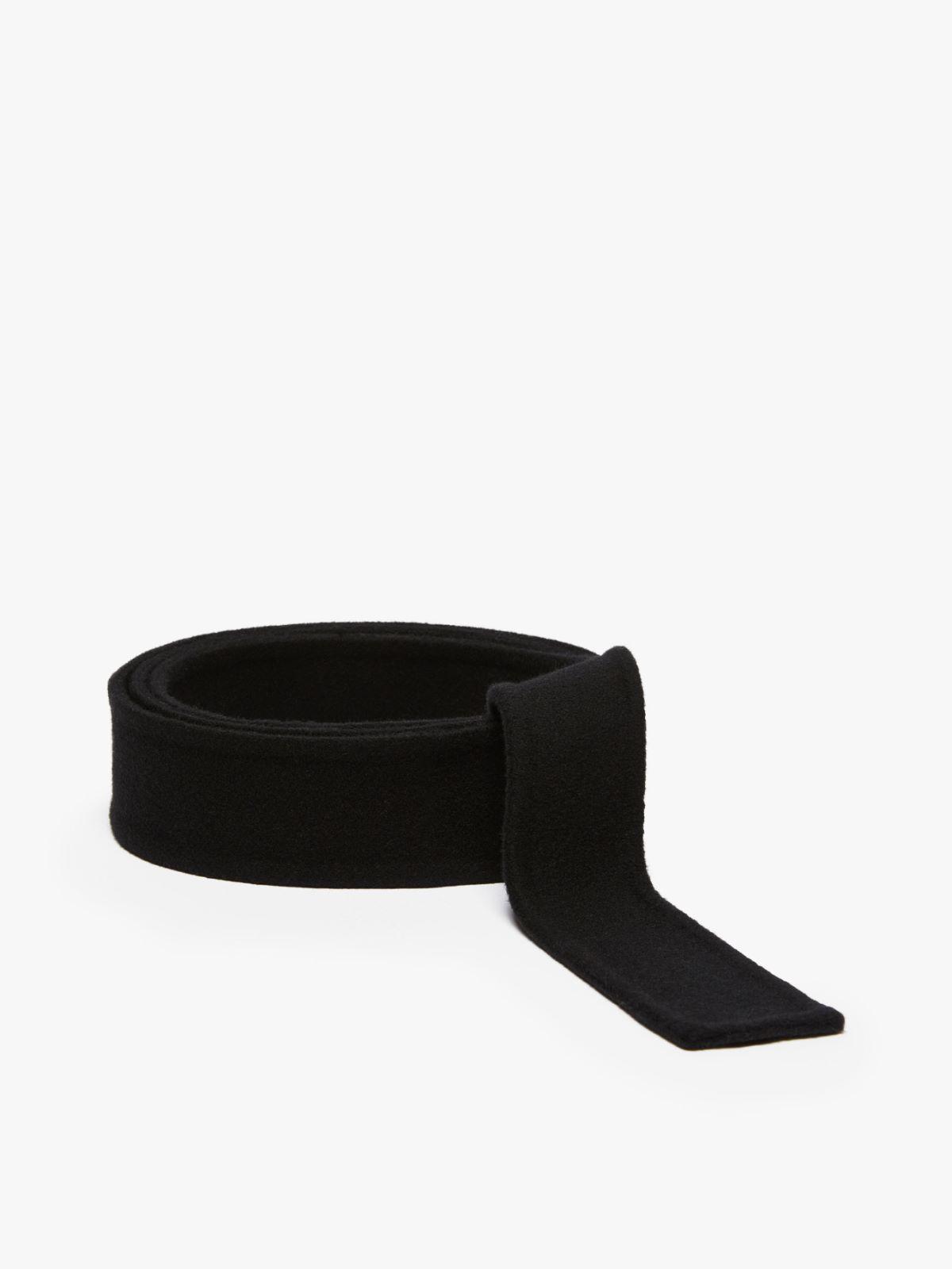 Wool self-tie belt by MAX MARA