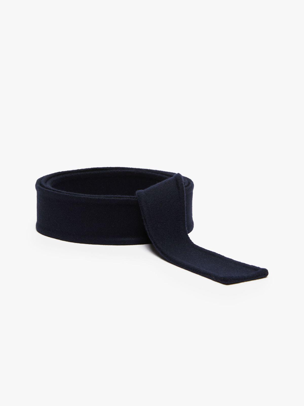 Wool self-tie belt by MAX MARA