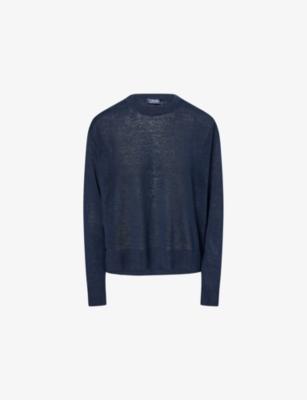 Yarn Long-Sleeve Linen-Knit Jumper by MAX MARA