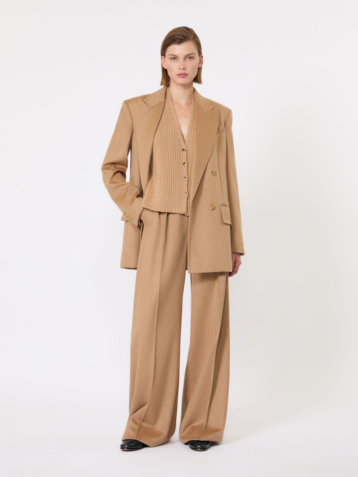 Zibeline camel Olimpia Jacket by MAX MARA