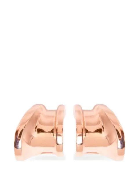 asymmetric clip-on earrings by MAX MARA