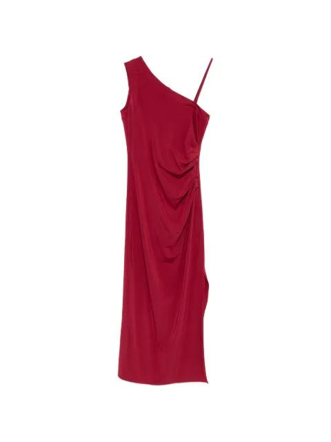 asymmetric draped midi dress by MAX MARA