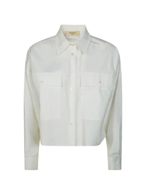 asymmetrical cotton shirt by MAX MARA