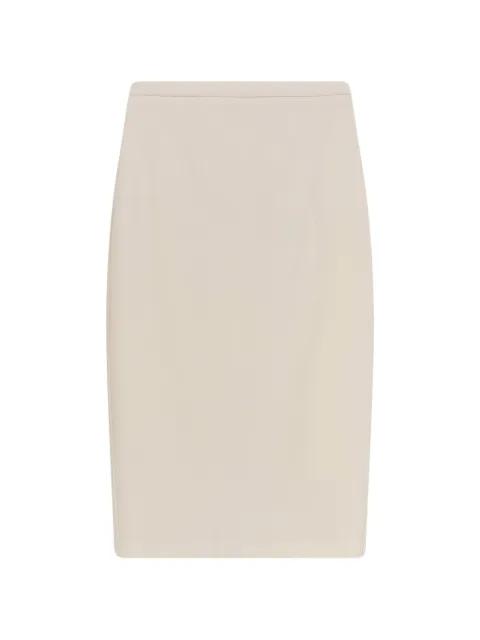back slit high-waisted skirt by MAX MARA