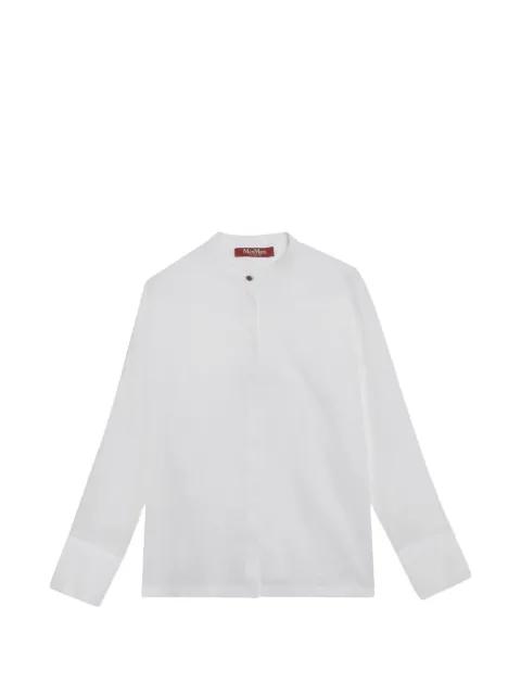 band-collar long-sleeve shirt by MAX MARA