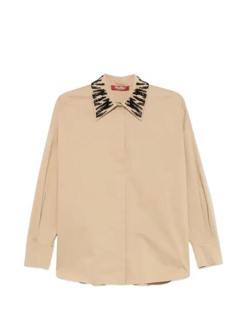 bead-embellished shirt by MAX MARA