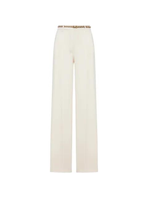 belt flared trousers by MAX MARA