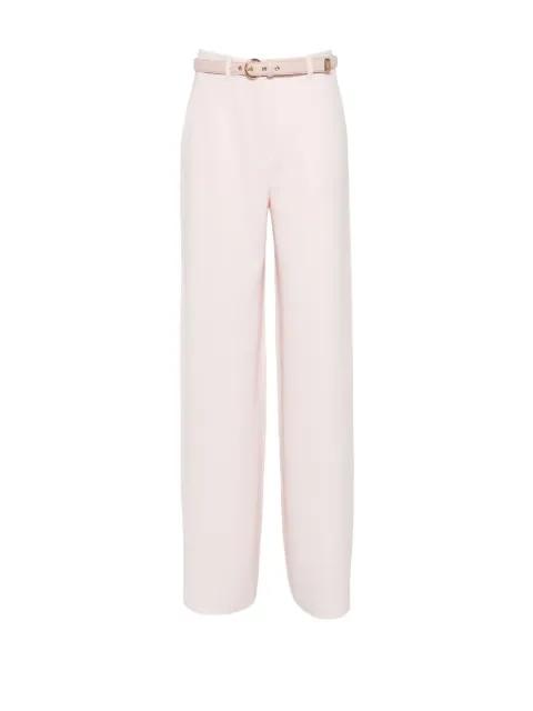 belt straight trousers by MAX MARA