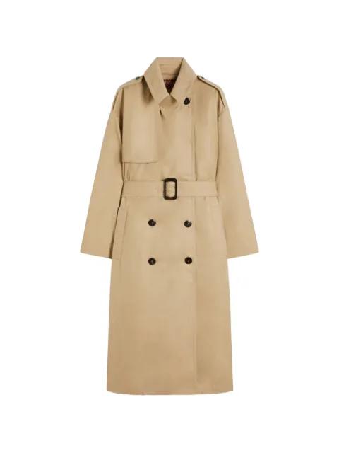 belted cotton trench coat by MAX MARA