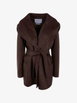 belted hoodied coat by MAX MARA belted hoodied coat by MAX MARA