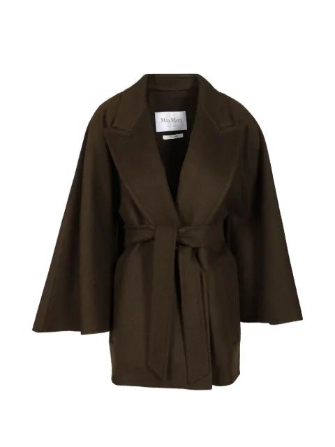 belted oversized coat by MAX MARA