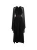 belted pleated-detail maxi dress by MAX MARA belted pleated-detail maxi dress by MAX MARA