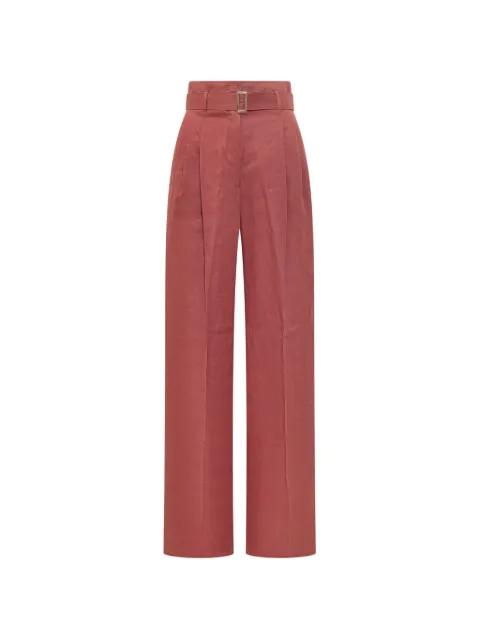 belted pleated trousers by MAX MARA