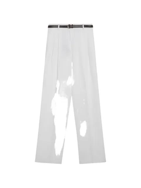 belted pleated trousers by MAX MARA