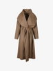 belted shawl-collar coat by MAX MARA belted shawl-collar coat by MAX MARA