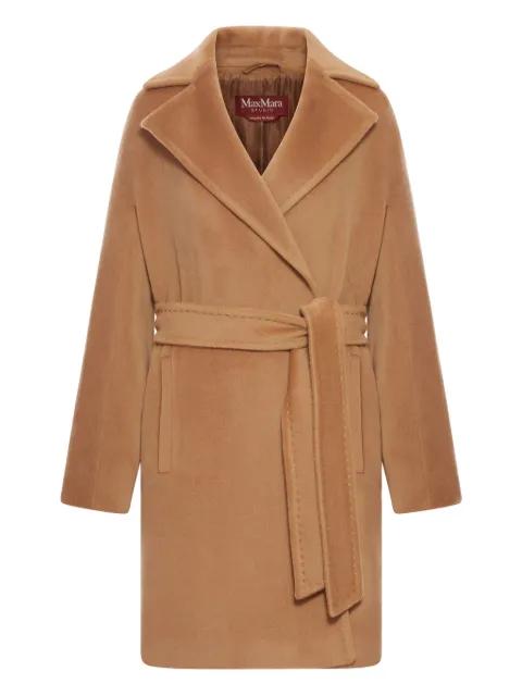 belted wool coat by MAX MARA