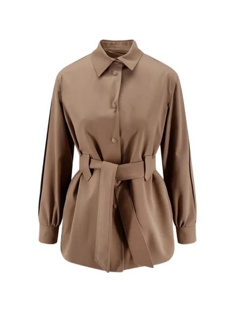 belted wool jacket by MAX MARA