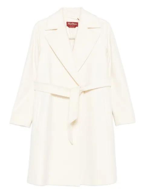 belted wrap coat by MAX MARA