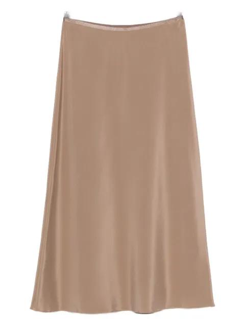 bias-cut midi skirt by MAX MARA