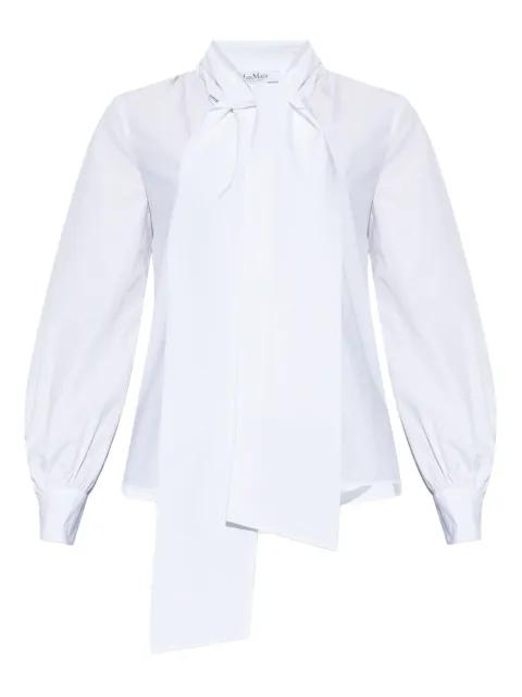 bow-tie shirt by MAX MARA