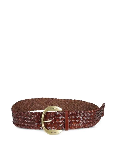 braided buckle belt by MAX MARA