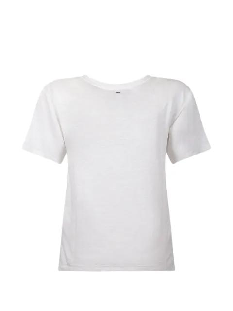 butterfly-logo boat-neck T-shirt by MAX MARA