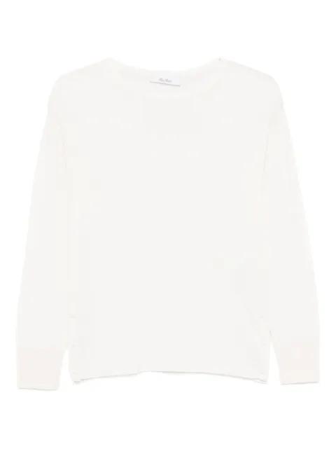 button-detail sweater by MAX MARA