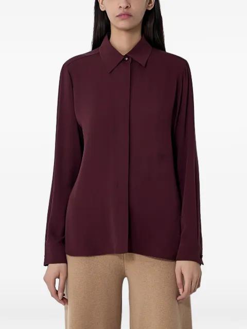 button-down silk shirt by MAX MARA