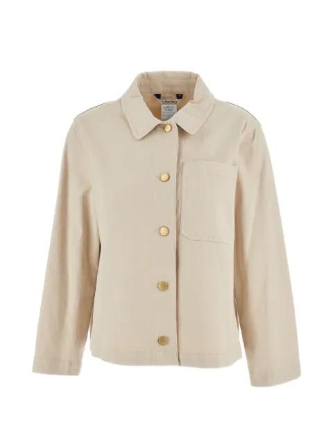 button pocket cotton jacket by MAX MARA